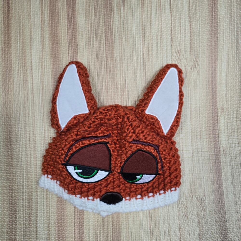 Disney Zootopia Nick Wilde Knit Beanie Hat One Size